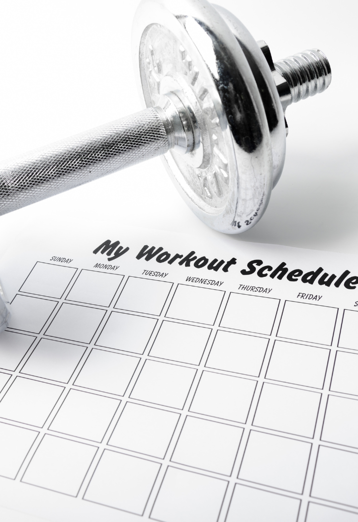 Workout schedule week